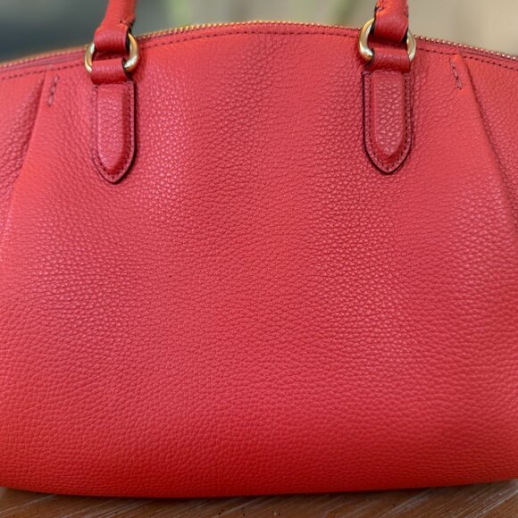 Stunning Coach Elise coral satchel - Picture 3 of 11